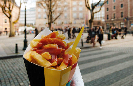 Tüte belgische Pommes Frites